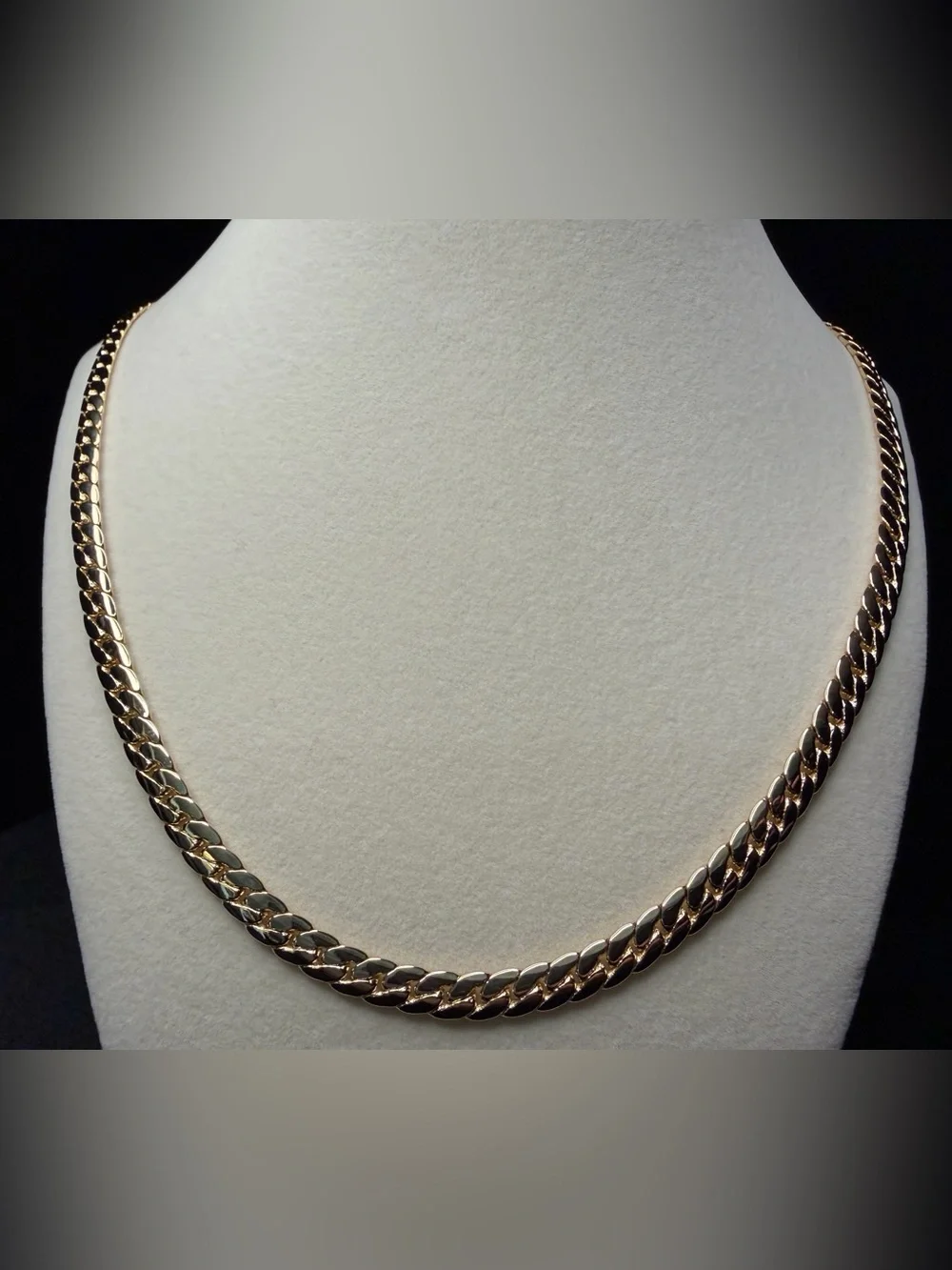 Miami Cuban 24in 6MM 14K Stamped Premium Finish Necklace w/lobster clasp